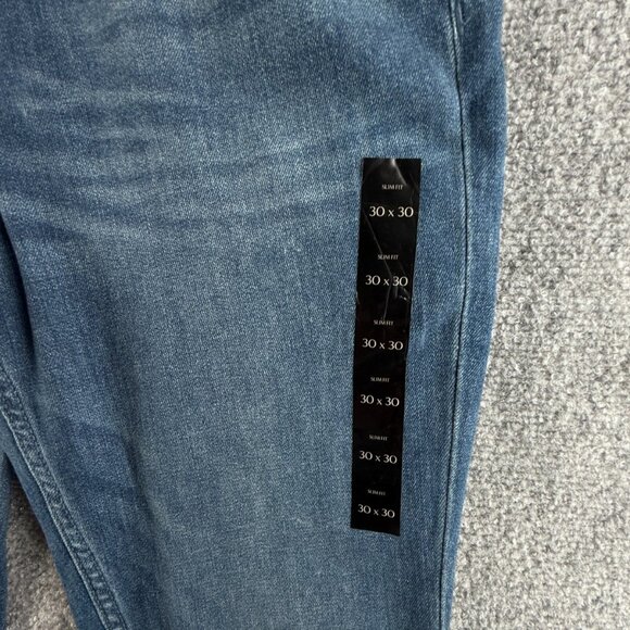 NWT Banana Republic Traveler Jeans Blue 30x30 Slim Fit Denim Soft Stretch Adult - Picture 7 of 16